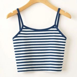 Striped Crop Cami❤️